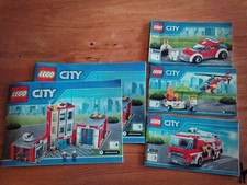 Lego City Feuerwehrstation  60110  mit Bauanleitung ohne Verpackung 