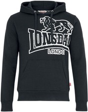 Lonsdale London Kapuzenpullover Herren Tadley schwarz Streetwear