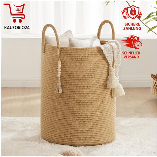 Geflochtener wäschekorb 38cm - wäschekorb,