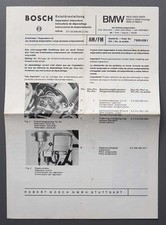 Bosch Entstöranleitung für BMW 1602 - 2002 ti von 1972