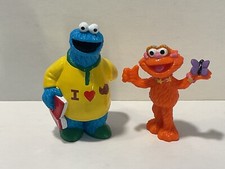 Sesamstrasse Applause 2x Figur 90er Jahre: Krümelmonster I ❤️? Cookie + Monster