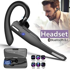 Bluetooth Headset In Ear-Ohrbügel EinOhr Freisprecheinrichtung für Auto Handy DE