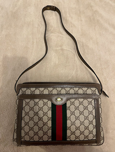 Gucci canvas umhängetasche - gucci,