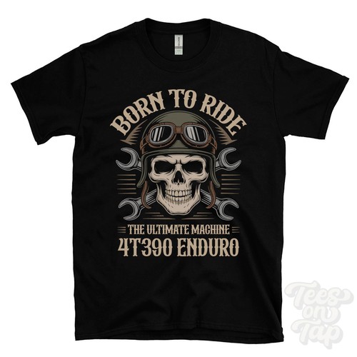 4t390 enduro motorrad - motorrad, t-shirt