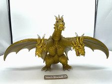 2001 Bandai Movie Monster 7" Giant GMK King Ghidorah 2002 Figur Godzilla Kaiju