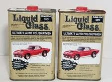 Vintage Lot (2) Liquid Glass