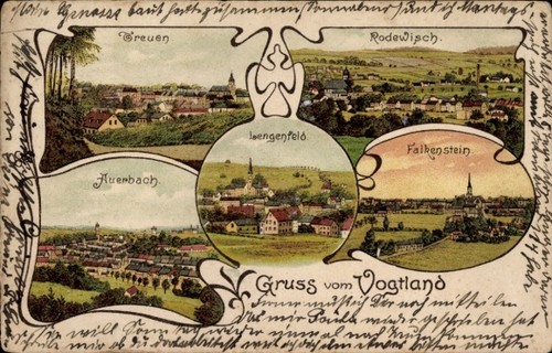 Falkenstein vogtland - ak,