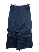 EVELIN BRANDT BERLIN Glockenrock Damen Rock Gr. DE 40 blau Elegant