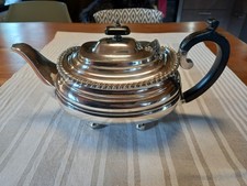 Teekanne, versilbert, englisch