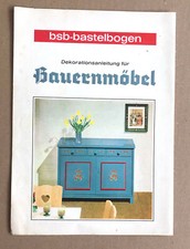 Alte Anleitung für BSB Deko-Aufkleber 60er Jahre! Die Pril-Blume lässt grüßen