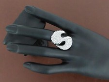 ☆☆ Ausgefallener Jenny Elvers Ring mit Swarovski-Kristallen Gr. 18, neu! ☆☆