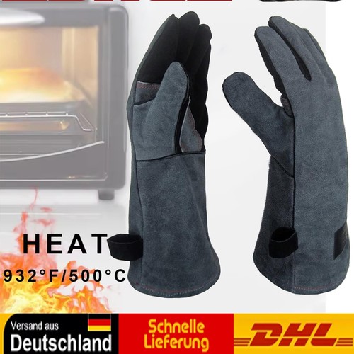 Grillhandschuhe feuerfest - 2x,