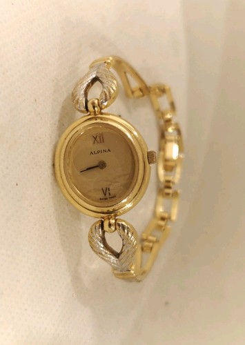 Alpina gold quartz damenuhr - quartz,