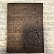 Eisengußplakette 1931 Fritz