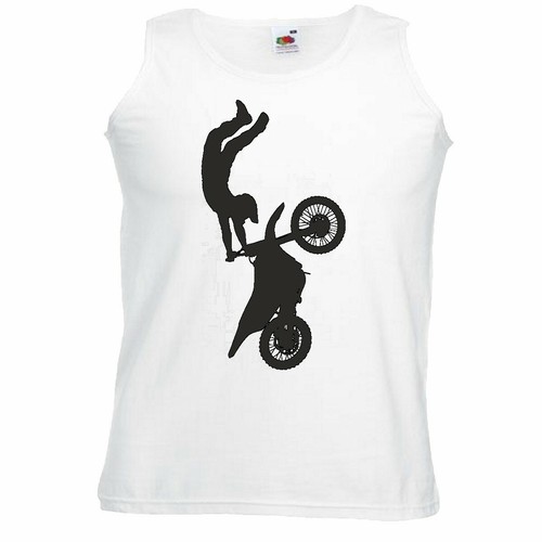 Tank top motocross silhouette - tank,