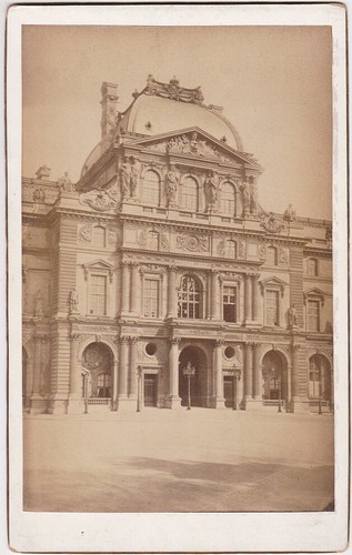 Oversized 1880s louvre paris - oversized,
