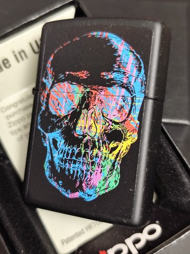 Zippo skull multi color - skull,