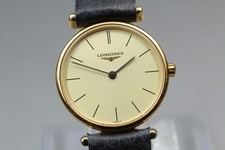 Vintage [N NEUWERTIG] Longines L4.135.2 La Grande Classic Gold Dial Qz Damenuhr