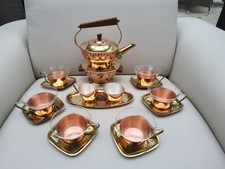 Tee Service Messing Kupfer