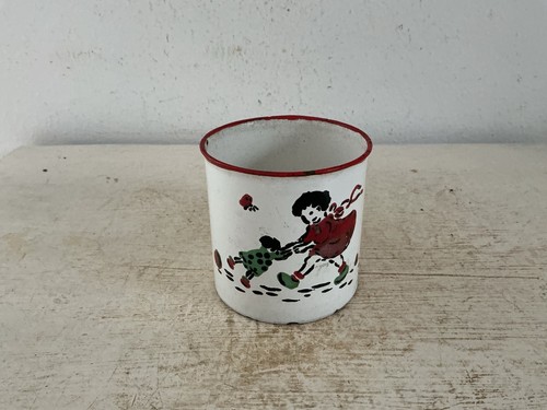 Alter emaille becher - emaille,