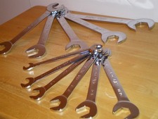 MAC DAT - 11 piece Open End Wrench Set - in Inches 3/8" to 1 "