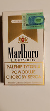 Marlboro Lights 100´s Zigarettenschachteln LEERE, ausländische Polnische