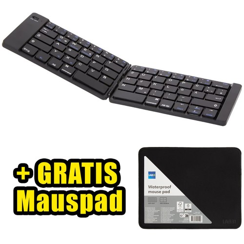 Faltbare bluetooth tastatur - faltbare,