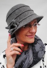 Damen Hut Glockenhut Cloche im