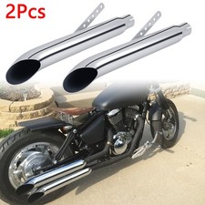 2x 20" Motorrad Auspuff