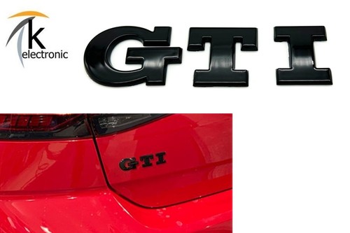 Golf gti emblem schwarz - |,