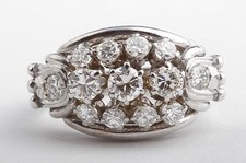 Diamant Ring 585 14kt Weiß