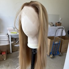 Long Straight Ombre Blond