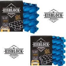 SL Eisblock Bierkühler Getränkekühler 0,5 l & 0,33 l Flaschen Bierkastenkühler 