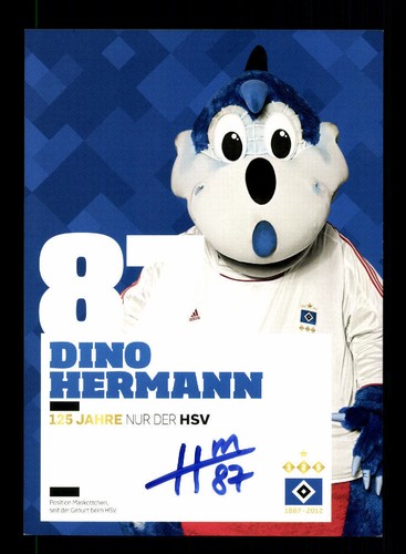 Dino hermann autogrammkarte - dino,