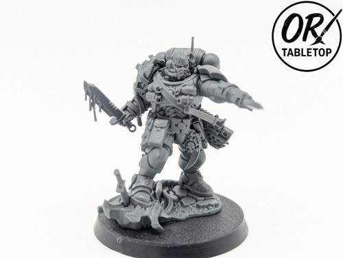 Lieutenant with combi weapon - with, combi-weapon