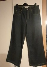 C&A Damen Jeans 42/44 Wide-leg Dunkelblau Neu ohne Etikett 