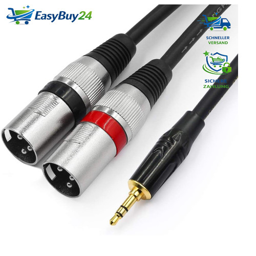 Xlr kabel 5mm auf - xlr-kabel,