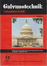 GALVANOTECHNIK. Band 75 -