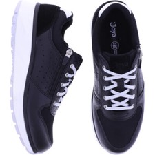 Joya | Modell: Dynamo Zip | Black-Schwarz | Glattleder | Weite: H | JY053A | Dam