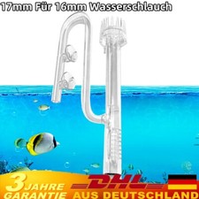 Aquarium Surface Skimmer Filterrohr mit Oberflächenskimmer Zu- & Abfluss Filter
