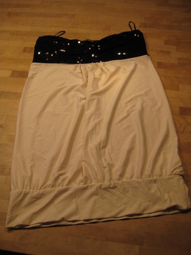 Damentop beige schwarz - damentop, gr.
