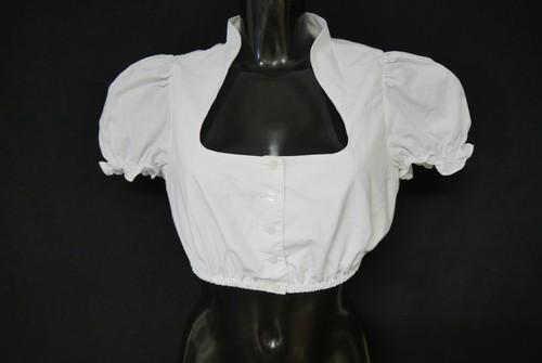 Dirndlbluse weiß bluse - gr.38,