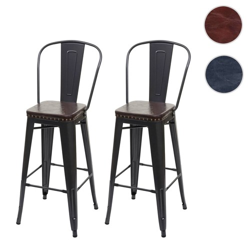2er set barhocker - 2er-set, hwc-h10c
