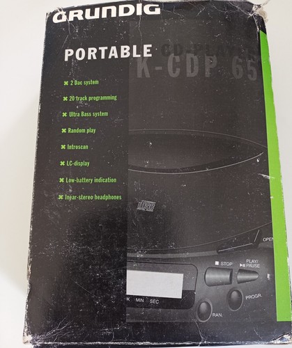 Grundig cdp65 discman - k-cdp65,
