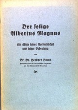 Der sel albertus magnus - albertus, magnus:
