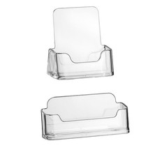 Visitenkartenständer, Hochformat / Querformat Visitenkartenhalter, Büro Werbung