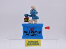 Spieluhr  Laternen Schlumpf  smurf musicbox  SCHLEICH schtroumpf 177909