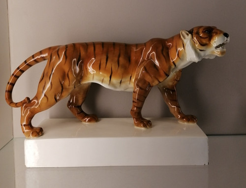 Goldscheider wien tiger antike - goldscheider,