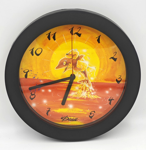 Diddl wanduhr delfin - wanduhr,