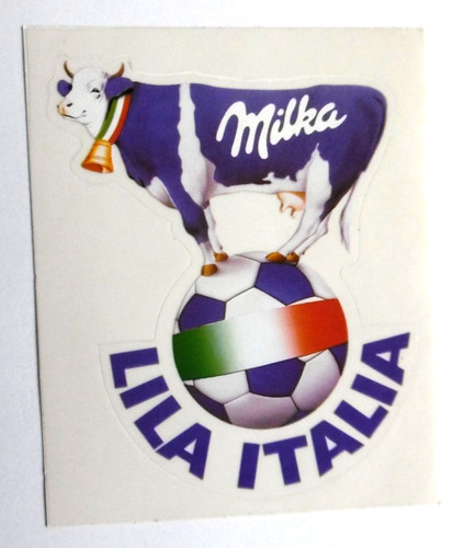 Werbe aufkleber milka lila - milka,